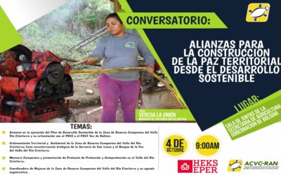 CONVERSATORIO: ALIANZAS PARA LA CONSTRUCCIÓN DE LA PAZ TERRITORIAL DESDE EL DESARROLLO SOSTENIBLE