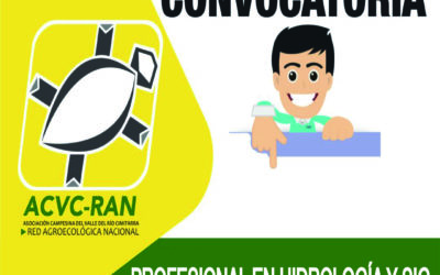 CONVOCATORIA: PROFESIONAL EN HIDROLOGÍA Y SIG